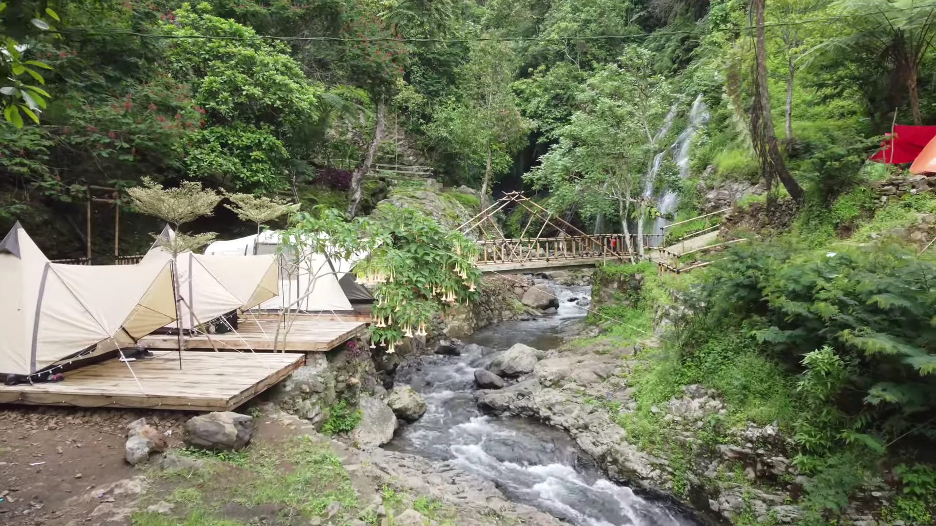 Curug Tilu Leuwi Opat Camp