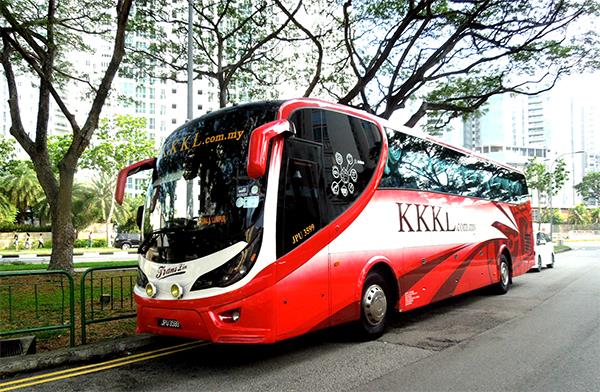从新加坡加东 V 出发的 KKKL 巴士