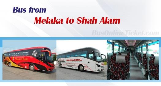 Malacca To Shah Alam Buses From Rm 15 80 Busonlineticket Com