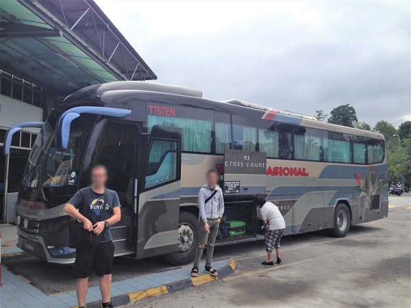 从吉隆坡前往红土坎的巴士