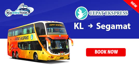 Cepat Express Kuala Lumpur To Segamat Fr Rm18 Busonlineticket Com