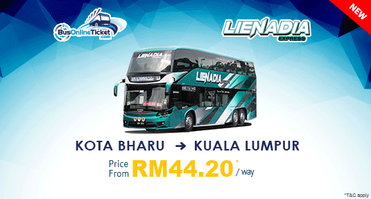 Lienadia Express Bus From Kota Bharu To Kl Busonlineticket Com
