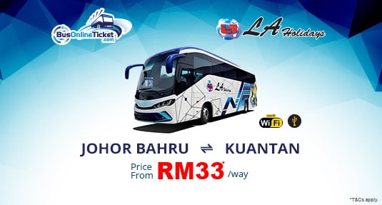 La Holidays Bus Between Jb And Kuantan Busonlineticket Com