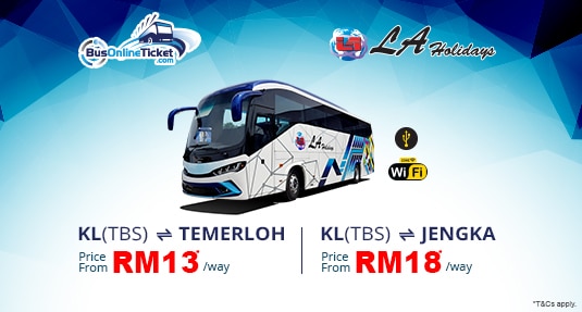 La Holidays Tbs To Temerloh Tbs To Jengka Busonlineticket Com