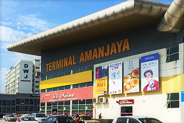 Terminal Amanjaya Ipoh Backpacking Malaysia