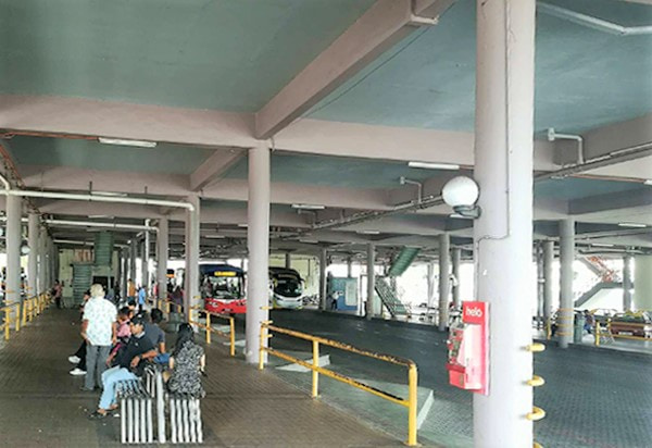 Boarding Platfrom at Kluang Bus Terminal
