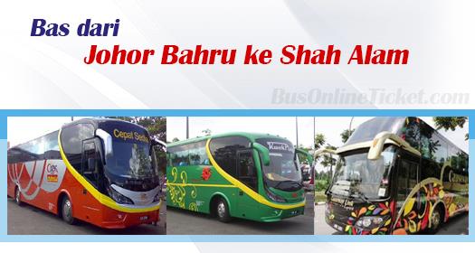 Bas dari Johor Bahru ke Shah Alam