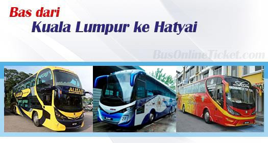 Bas dari Kuala Lumpur ke Hatyai