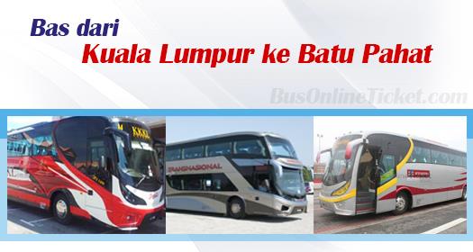Bas dari Kuala Lumpur ke Batu Pahat