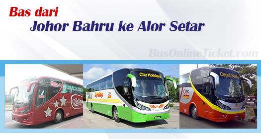 Bas Johor Bahru ke Alor Setar