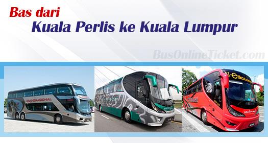 Bas dari Kuala Perlis ke Kuala Lumpur