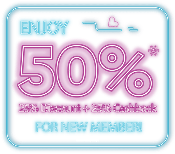 New Member enjoy RM5 Cashback!