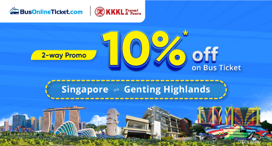 10% OFF KKKL Bus Ticket to Genting