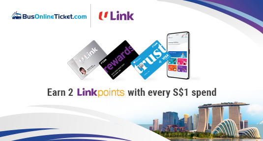 Earn LinkPoints when you book bus ticket online!