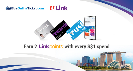 Earn & Redeem LinkPoints with BusOnline Ticket