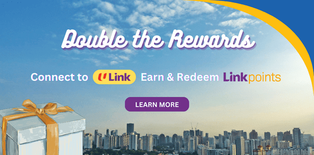 Sign up for LinkPoints today and start earning double the rewards