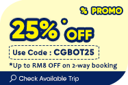 Use Code: CGBOT25 & get up to RM8 OFF