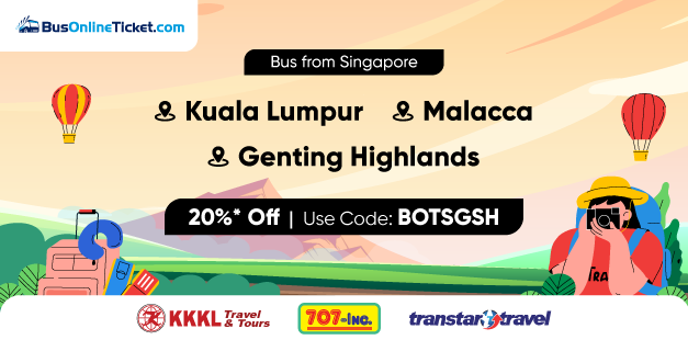 Bus from Singapore at 20% OFF