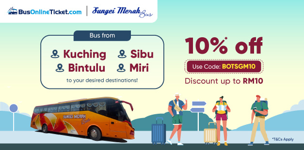 Enjoy promotion for Sungei Merah Bus