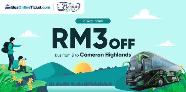 RM3 OFF on Unititi Express Bus Tickets