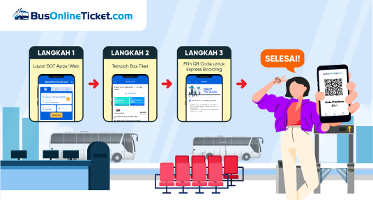 Cara Dapatkan QR Code untuk Express Boarding