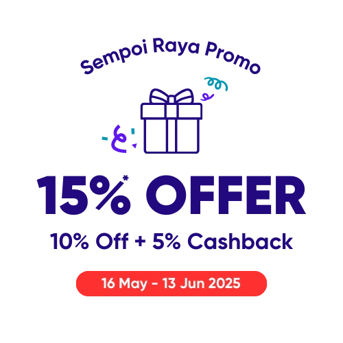 Sempoi Raya Promo Up to 15% Offer