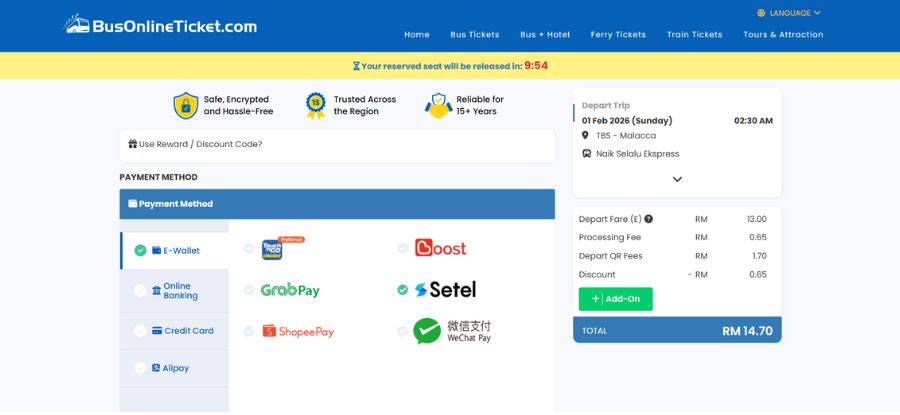 How to Book BusOnline Ticket - Payment