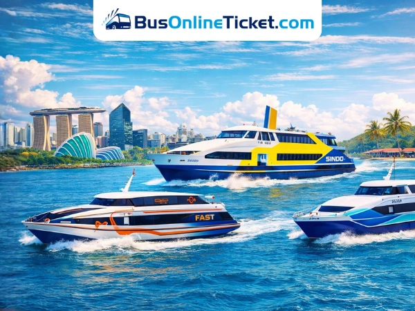 Singapore Batam Ferry Terminals Map