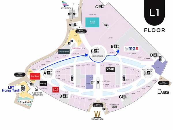 Lalaport 1st Floor Plan
