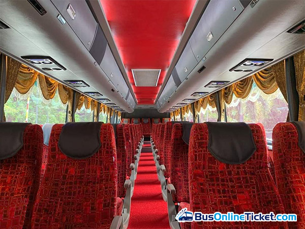 Mayang Sari Express Bus Seats